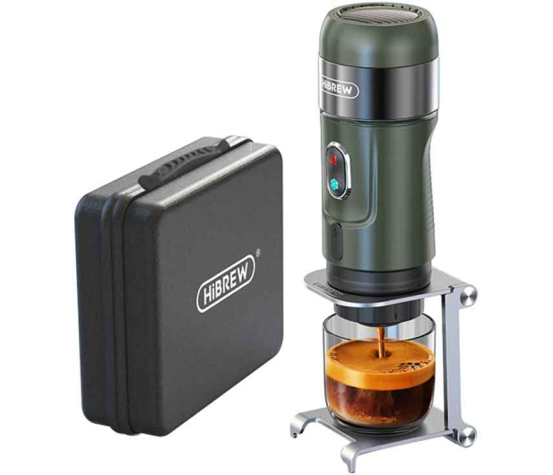 HiBrew Przenośny ekspres do kawy 3 w 1 z etui HiBREW H4B_GN - 1486573 - zdjęcie 3